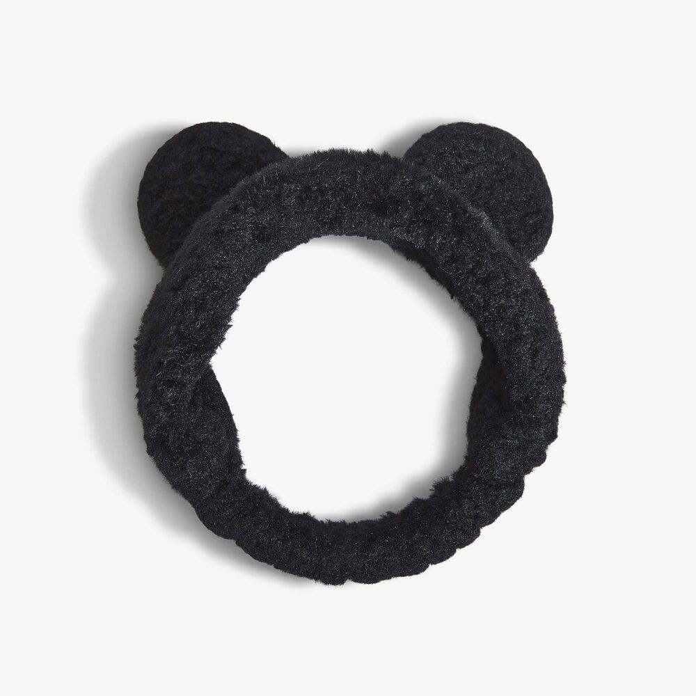 Fuzzy Headband, Black